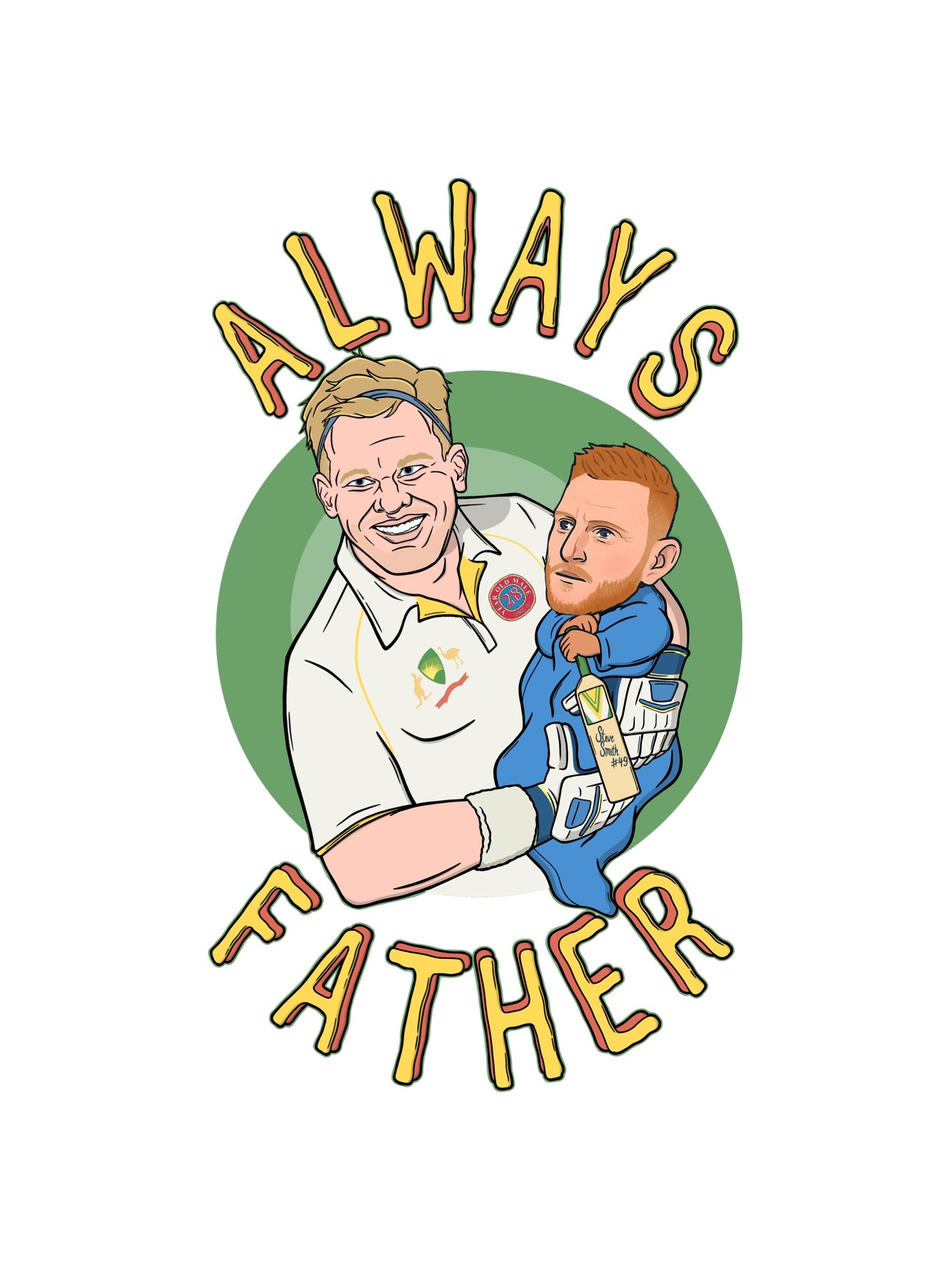Always Father Stokes front and back