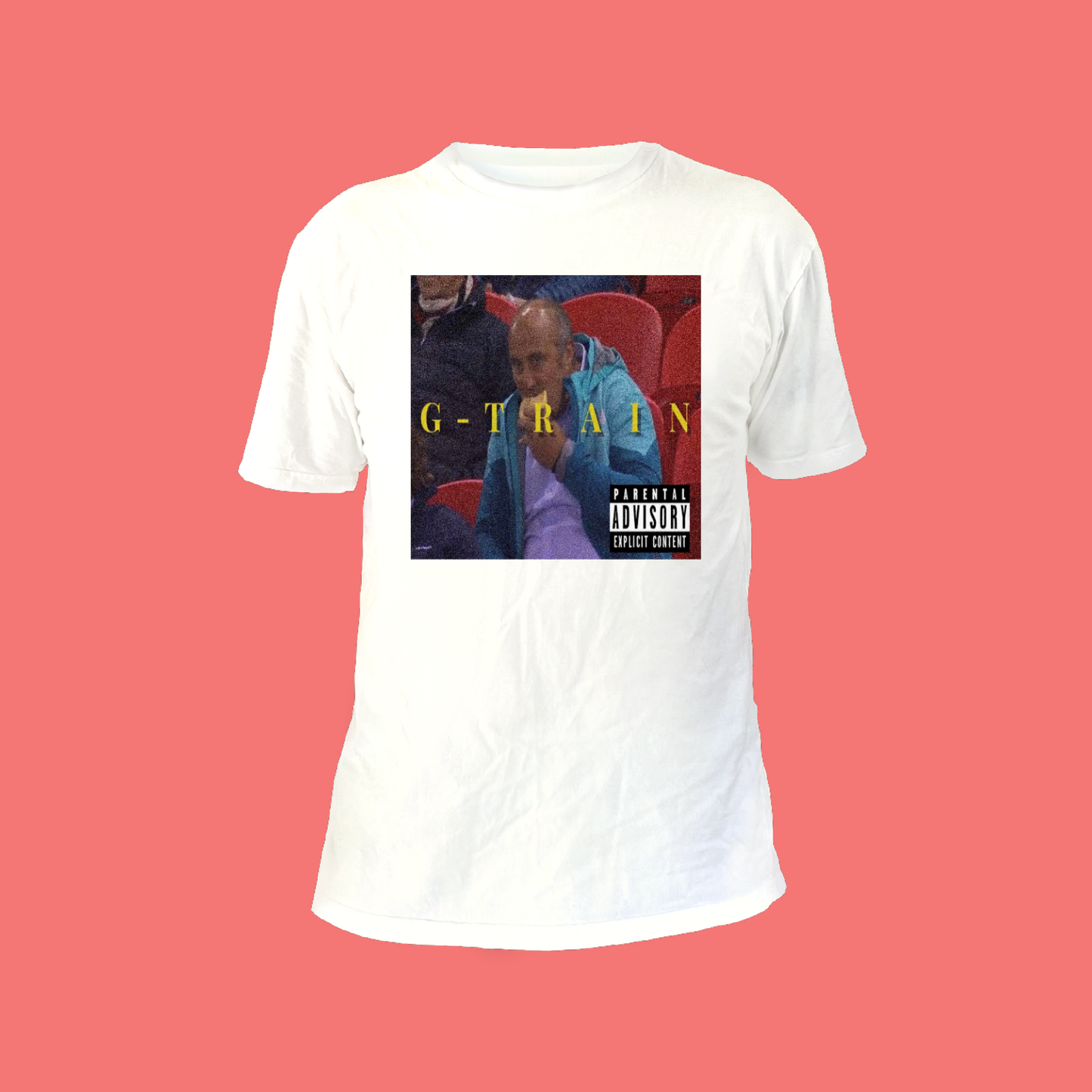 G-TRAIN PIE TEE: WHITE - FRONT ONLY