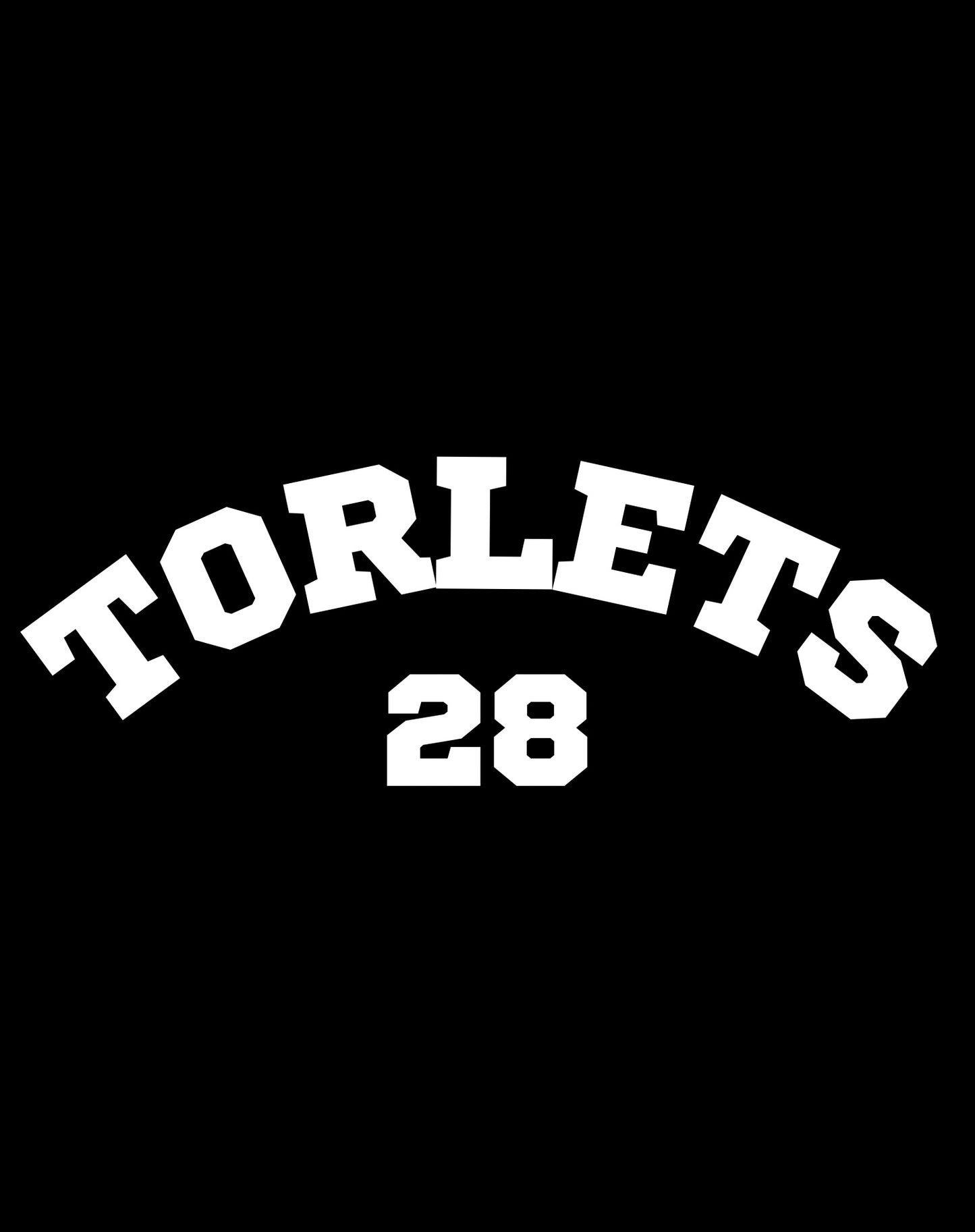 TORLETS TEE BLACK FRONT ONLY