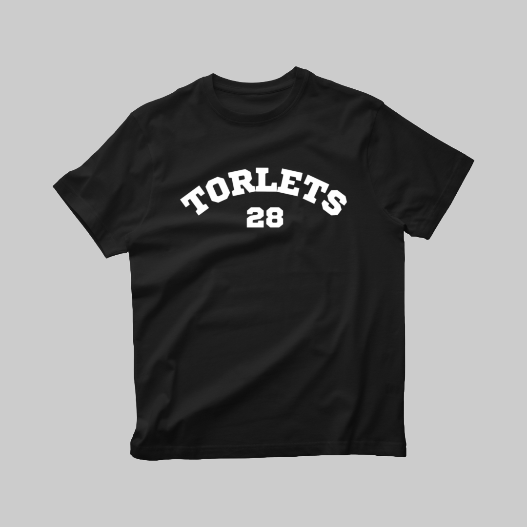 TORLETS TEE BLACK FRONT ONLY