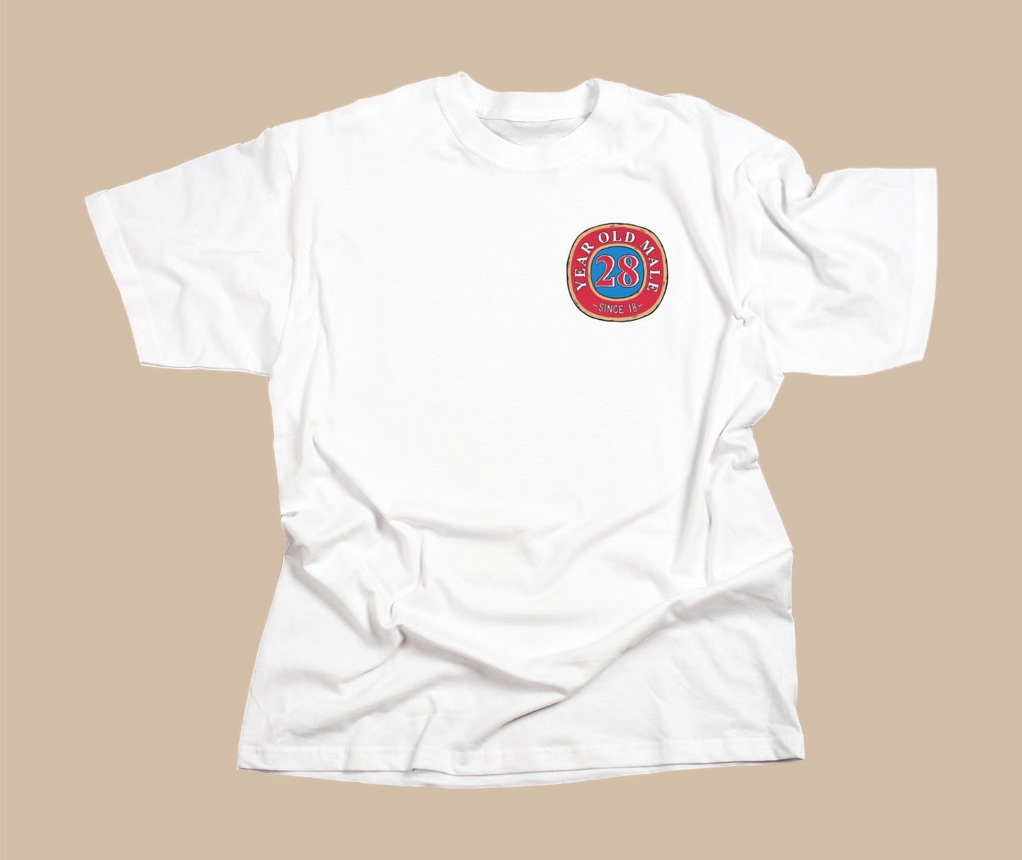 The 28 Logo Tee -WHITE FRONT ONLY