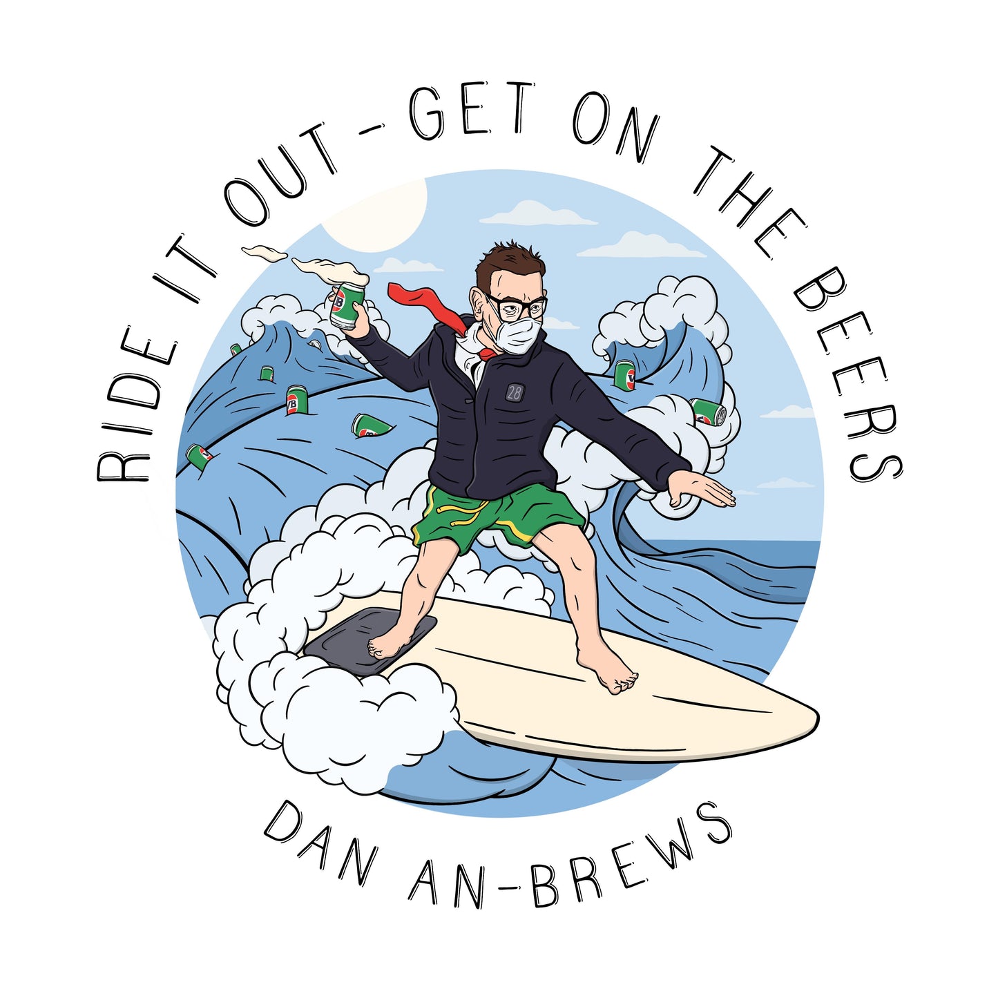 DAN AN-BREWS SECOND WAVE WHITE - FRONT ONLY