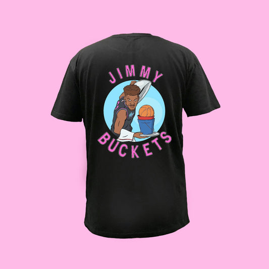 JIMMY BUCKETS BUTLER - BLACK: FRONT AND BACK