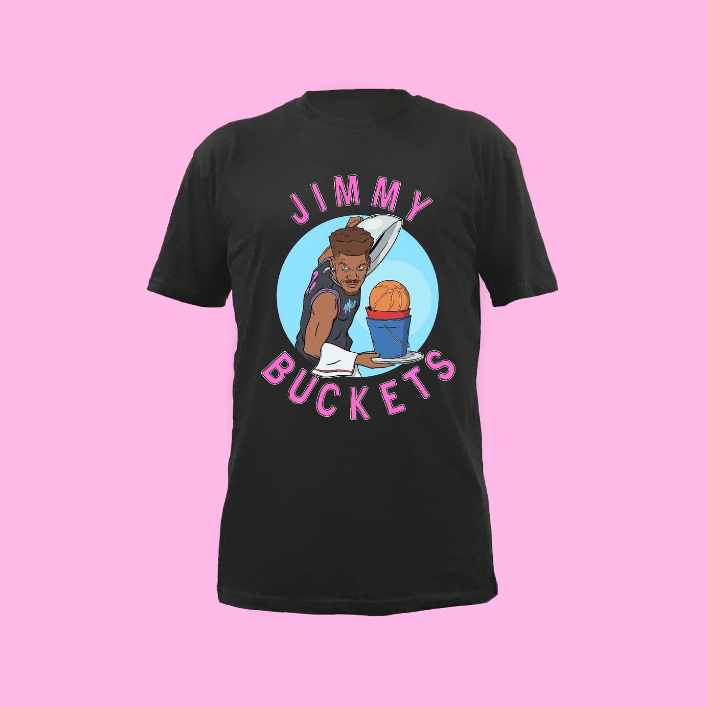 JIMMY BUCKETS BUTLER - BLACK FRONT ONLY