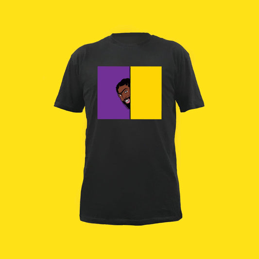 AD: BROW YA GOIN TEE BLACK - FRONT ONLY