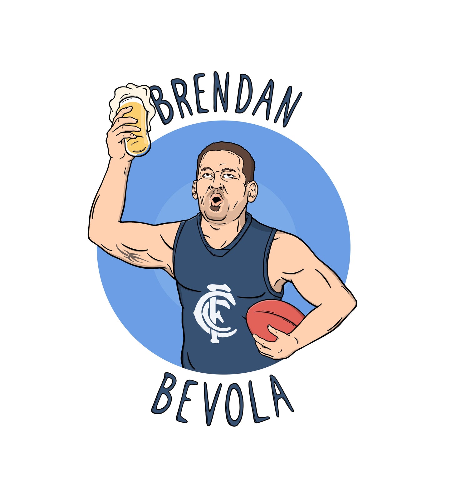 BRENDAN BEVOLA BLACK - FRONT AND BACK