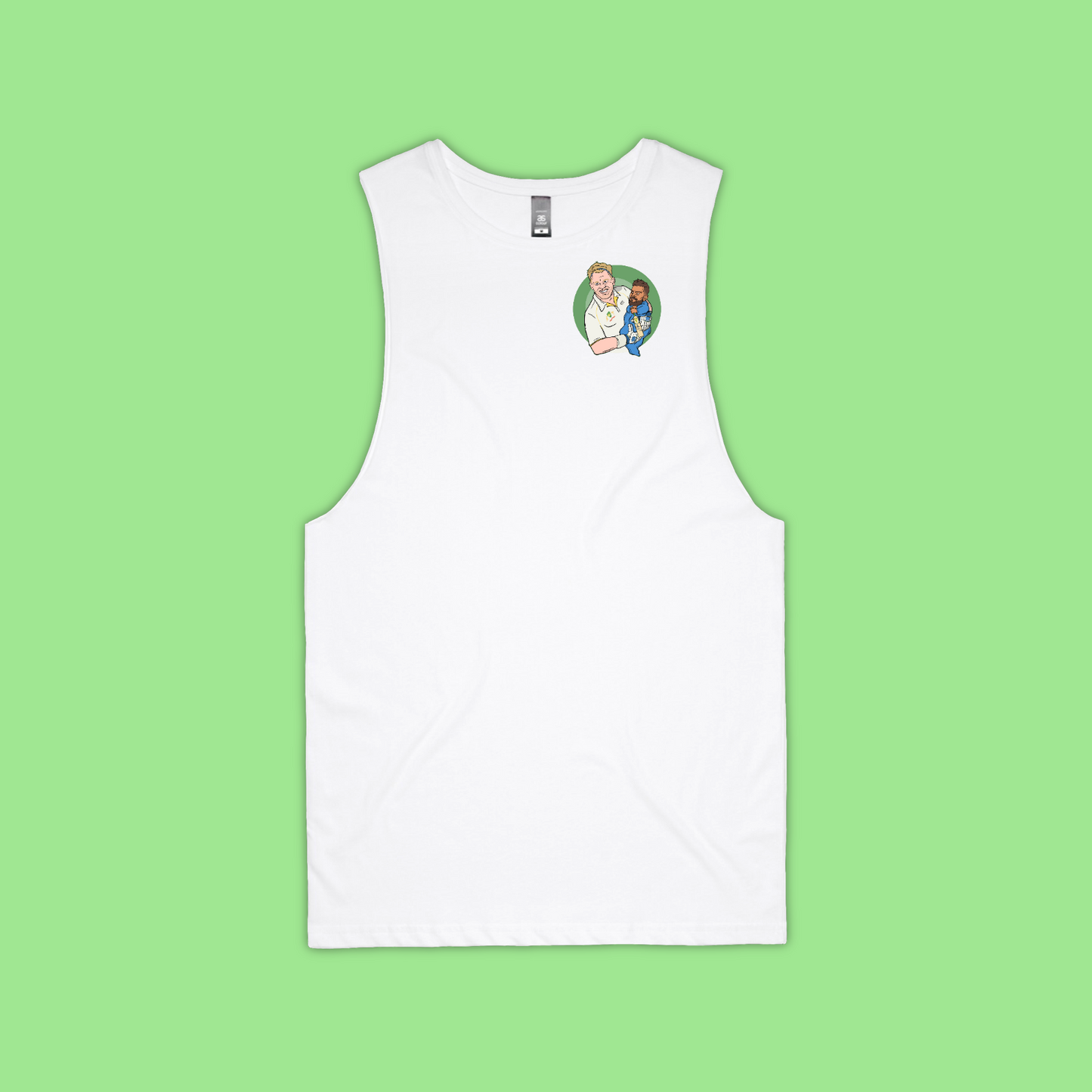 ALWAYS FATHER TANK - WHITE FRONT AND BACK