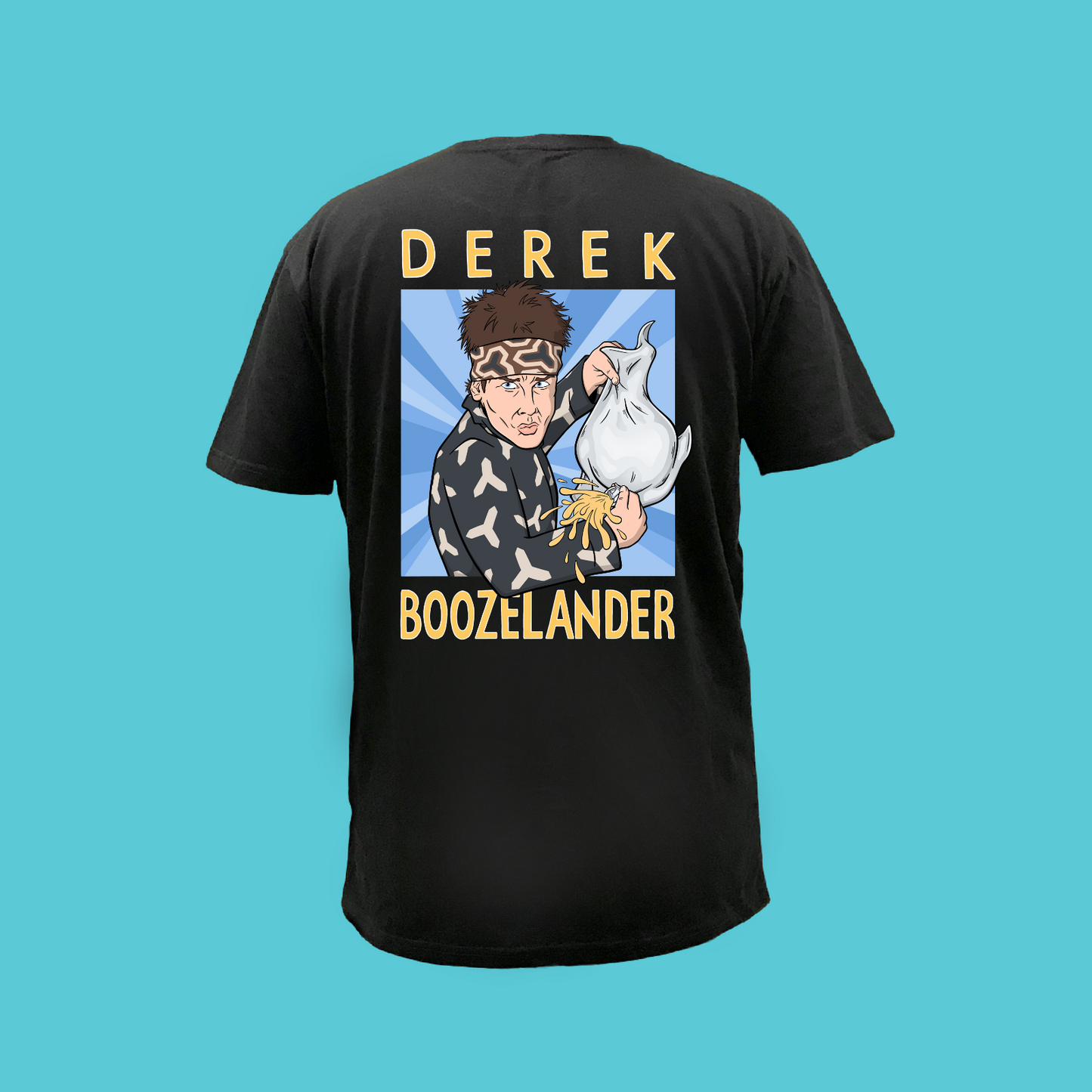 Derek Boozelander BLACK FRONT AND BACK