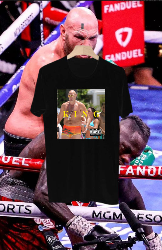 Fury The Gypsy King Tee - BLACK FRONT ONLY