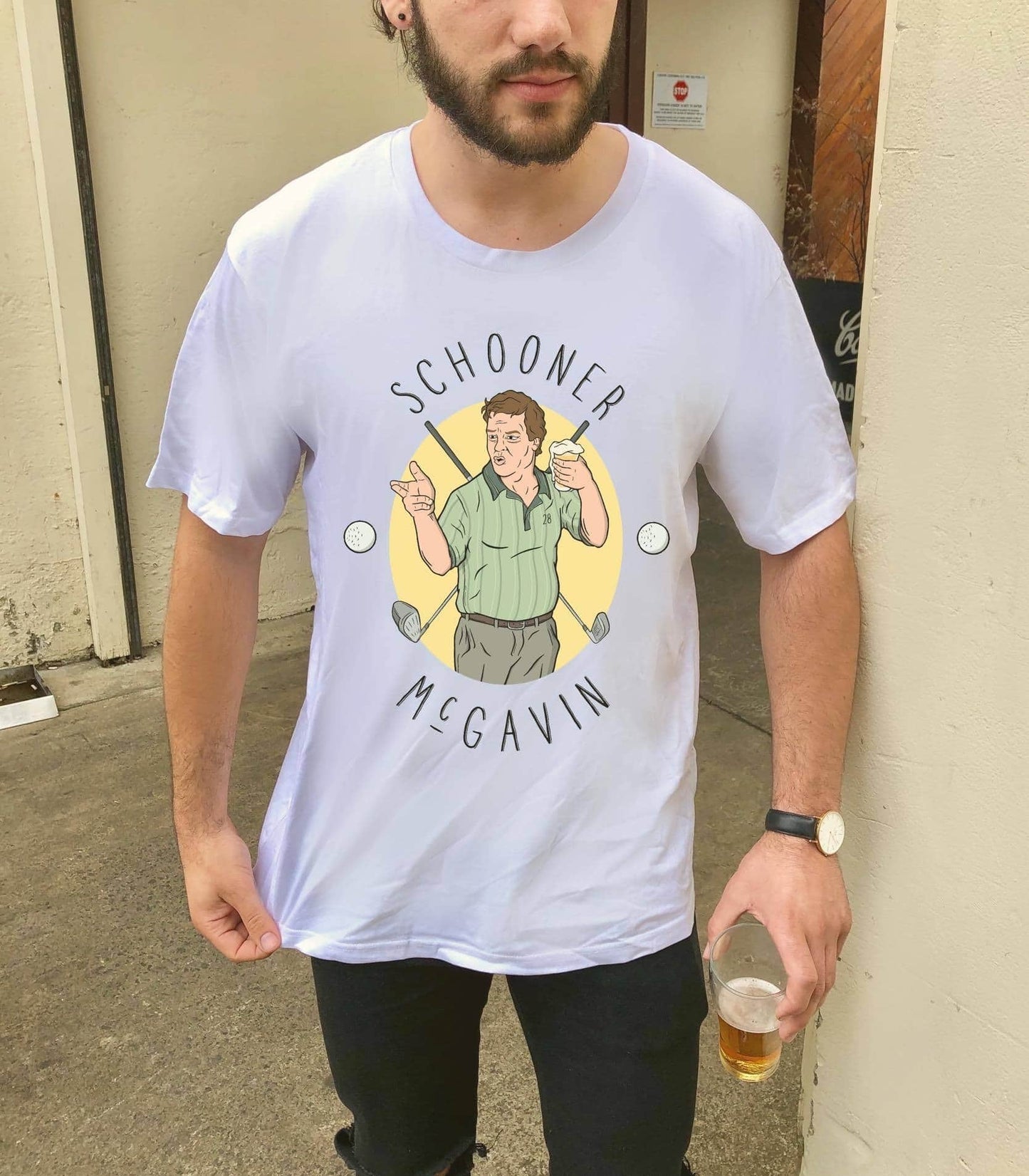 Schooner McGavin Tee: FRONT ONLY