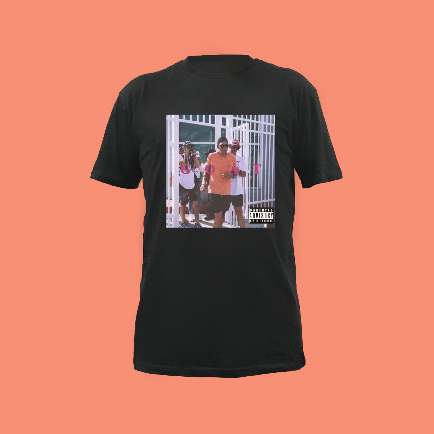 Brady GOAT Tee - BLACK FRONT ONLY