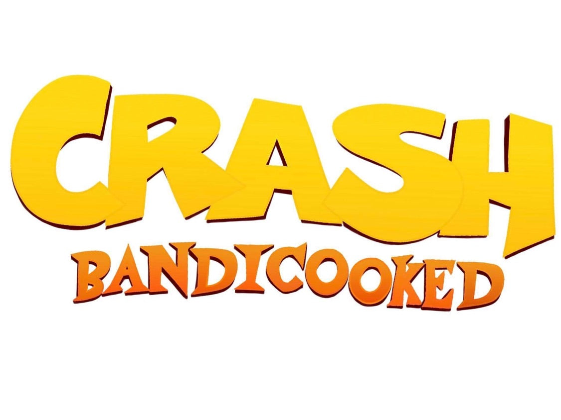 CRASH BANDICOOKED BLACK - FRONT AND BACK