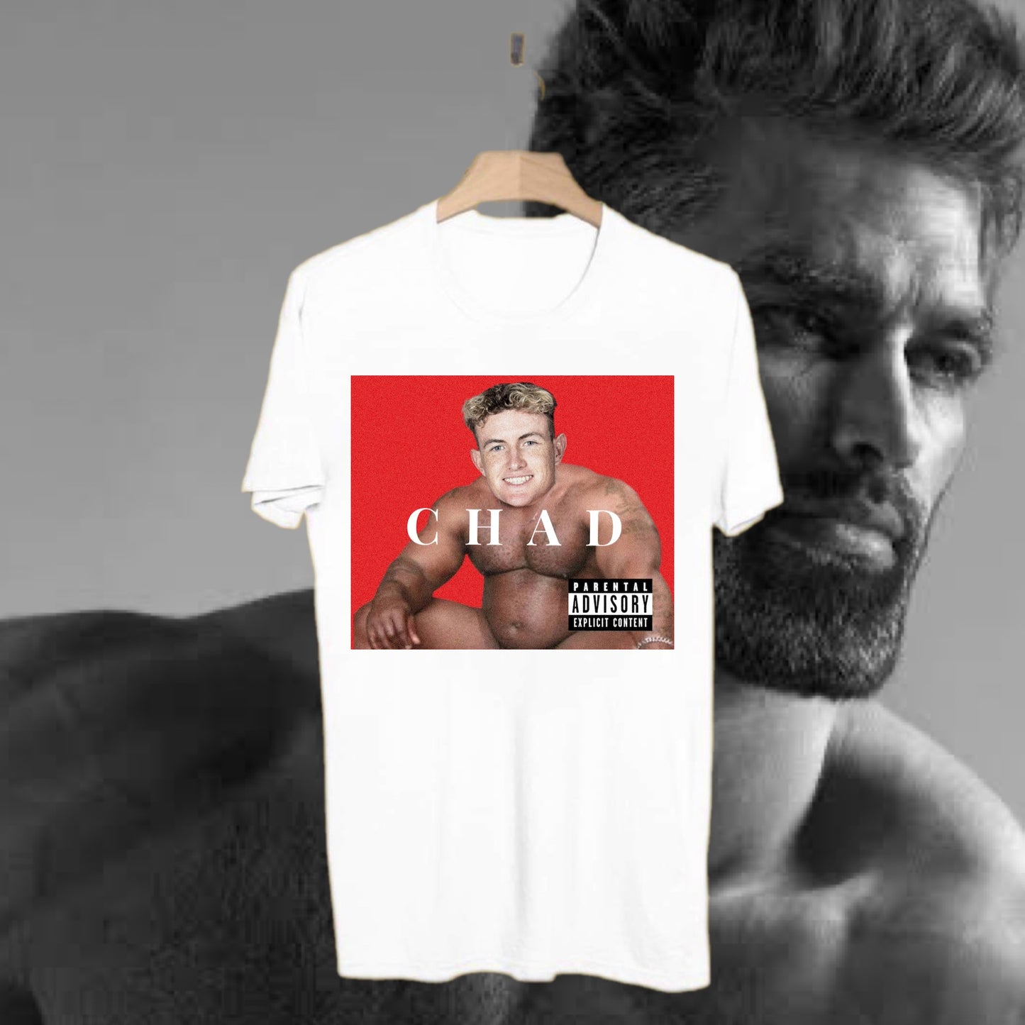 King Chad Tee -WHITE FRONT ONLY